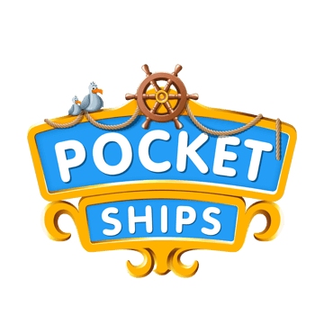 Pocket ships logo transparent background